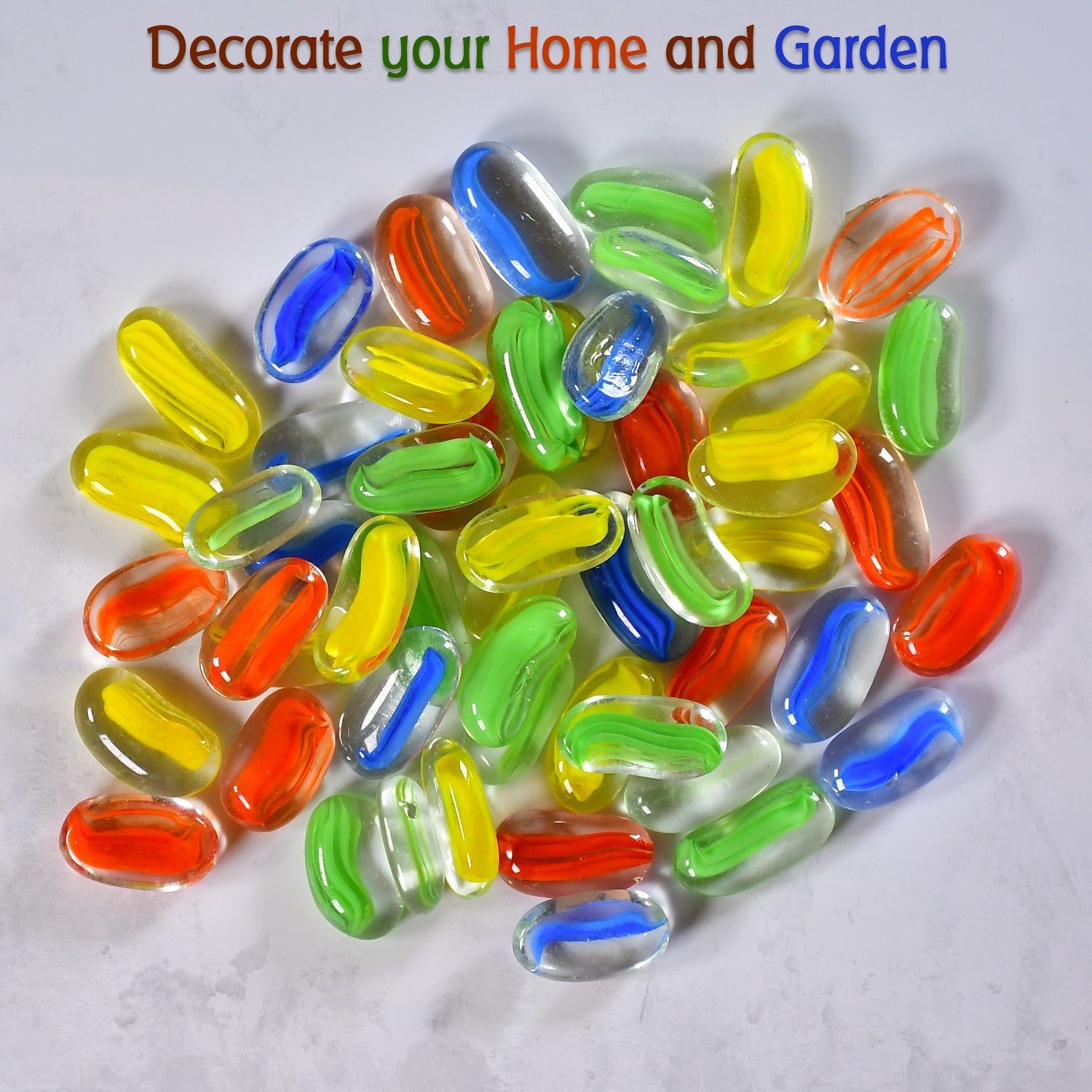 4017 Glass Gem Stone, Flat Round Marbles Pebbles for Vase Fillers, Attractive pebbles for Aquarium Fish Tank. DeoDap 4017 Glass Gem Stone, Flat Round Marbles Pebbles for Vase Fillers, Attractive pebbles for Aquarium Fish Tank. DeoDap